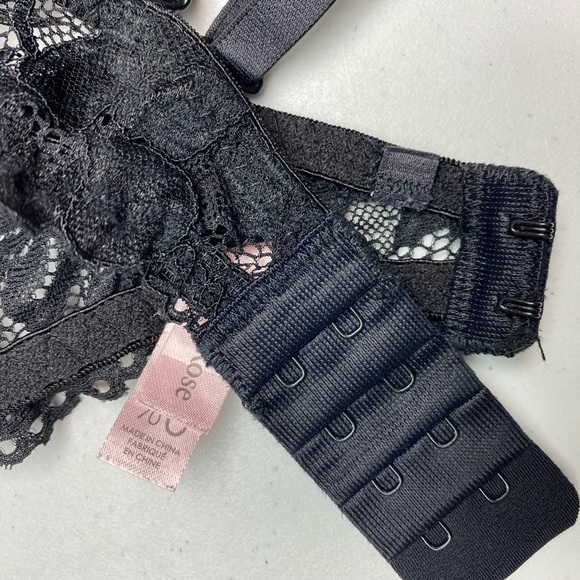 LVR BLK Push-up Plunge, 32C. *P1023 - Picture 8 of 9